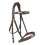 (Cob, Havana) Whitaker Madrid Leather Horse Snaffle Bridle 1
