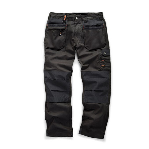 Scruffs (30S, Black) Scruffs Mens Plus Work Trousers