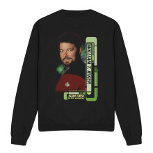 (M, Black) Star Trek Unisex Adult Riker Sweatshirt