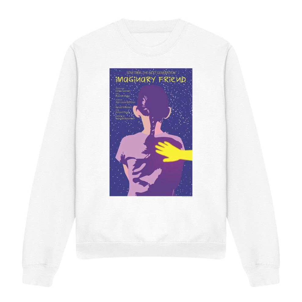 Star Trek (Xxl, ) Unisex Adult The Next Generation Season 5 Episode 22 Sweatshirt White