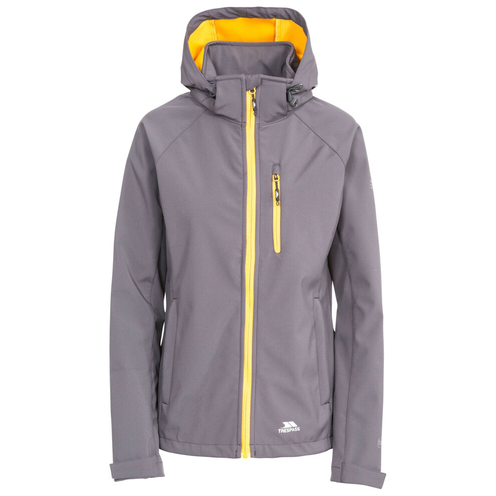 Trespass (Xxs, Carbon) Womens/Ladies Lorina Waterproof Softshell Jacket Multicoloured