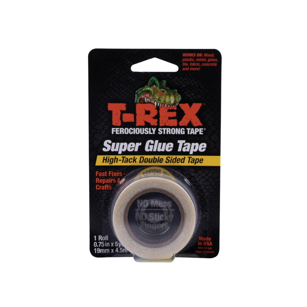 Shurtape T-Rex Double-Sided Superglue Tape 19Mm X 4.5M 5063750506975