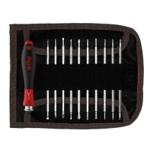 Wiha System 4 Softfinish Interchangeable Screwdriver Set, 12 Piece