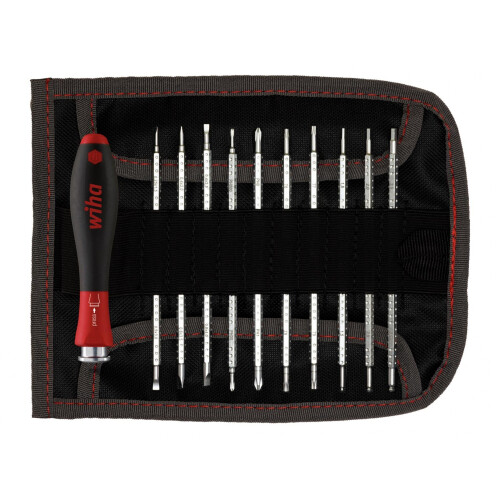 Wiha Wiha System 4 Softfinish Interchangeable Screwdriver Set, 12 Piece