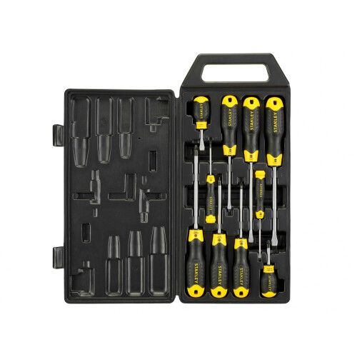 Stanley Hand Tools Cushion Grip Screwdriver Set, 10 Piece 1