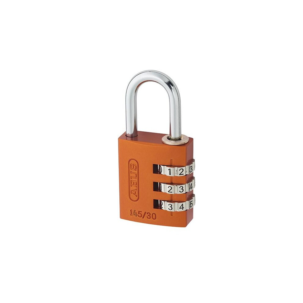 Abus Mechanical 145 Series Aluminium Combination Padlock 5063750426419