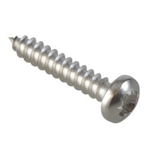 Forgefix Self-tapping Screws, Pozi, Pan Head, A2 Stainless Steel