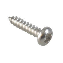 Forgefix Self-tapping Screws, Pozi, Pan Head, A2 Stainless Steel