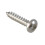 Forgefix Forgefix Self-tapping Screws, Pozi, Pan Head, A2 Stainless Steel 1
