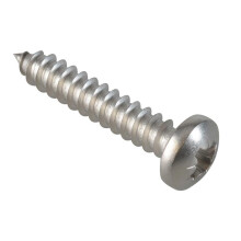 Forgefix Self-tapping Screws, Pozi, Pan Head, A2 Stainless Steel