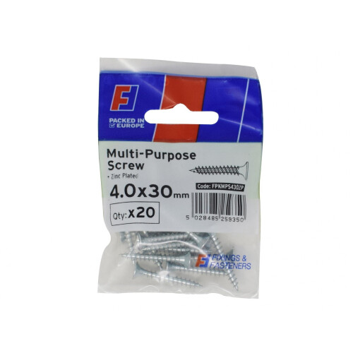 Forgefix Forgefix Multi-purpose Pozi Screw Csk St Zp Forgepack