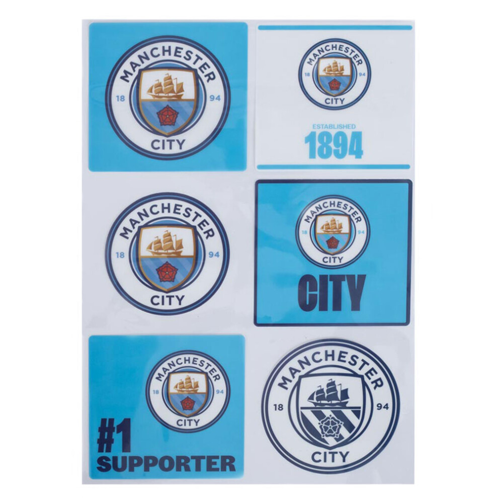 Photos - Other Electrical Equipment Manchester City FC Car Decal Set (Pack of 6)