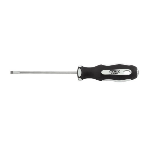 Draper Draper Expert Plain Slot Soft Grip Parallel Tip Screwdriver