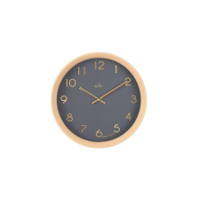 Acctim Upsilon 25cm Light Wood Effect Wall Clock 22677