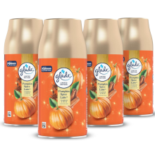 Glade Automatic Air Freshener Refill Spray Pumpkin Spice Latte  4 x 269ml Tins