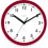 Acctim Acctim Nardo 20cm Radio Controlled Red Wall Clock 74664 1