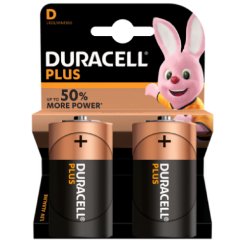 Duracell Duracell Plus D Size Alkaline Batteries