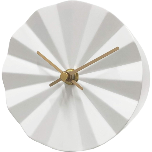Acctim Acctim Layla Resin Table Clock in White 37092