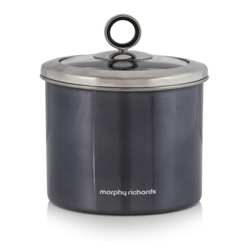 Morphy Richards Morphy Richards Small 14cm x 13cm Canister Black 46270