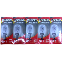 Eveready Pigmy Bulb 60lm 15w SES Clear Warm White Pack of 10
