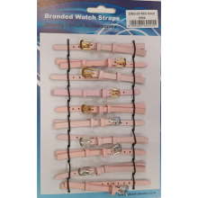 Leather Pink Watch Straps Pk10 size 6 1005.03