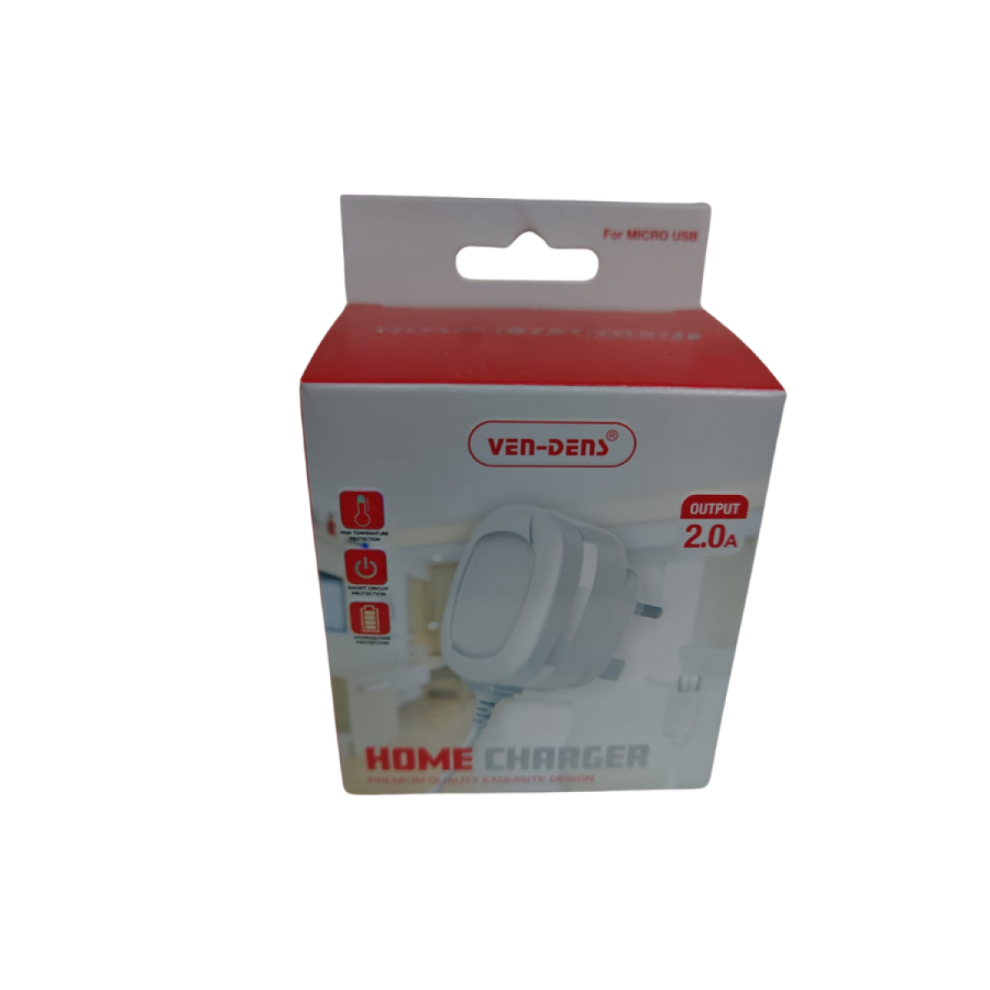 Ven-Dens Type-C Wired Premium Quality 2A Charger 5056594114901