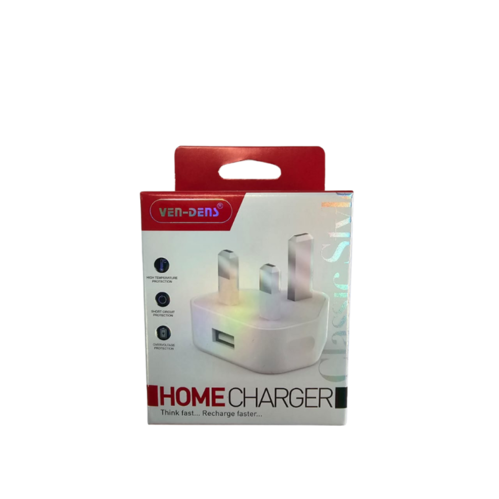 Ven-Dens Usb Charger 1Amp 5056594114109
