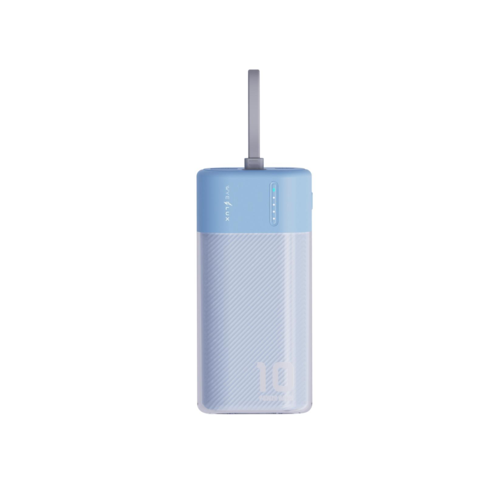 Wyeflux 10000 Mah Mini Portable Power Bank - Blue 5061008655857