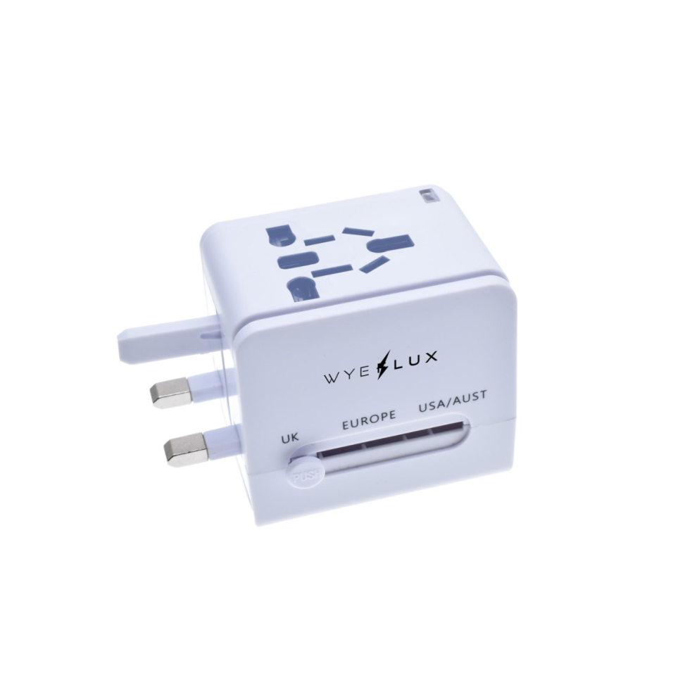 Wyeflux Global Connect Travel Adaptor Usb-A & Usb-C Ports 5061008656038