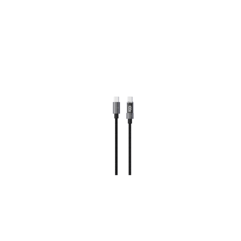 Wyeflow 100W Usb-C To Usb-C Ultra Fast Charging & Data Cable With Led Display 1M 5061008657417