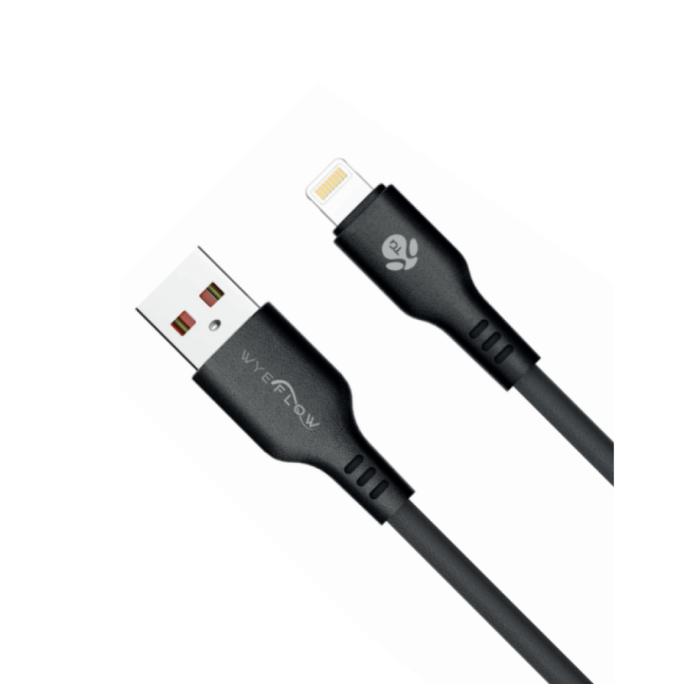 Wyeflow Ultrasilk Usb-A To 8-Pin Data Cable 2M Black 5061008654614