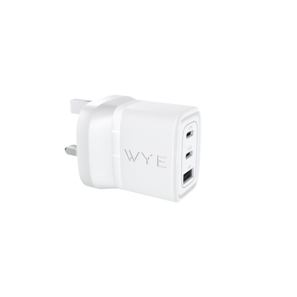 Wyeflux 67W Dual Usb Type C & Usb-A Power Adapter (Gan Iii) 5061008658179