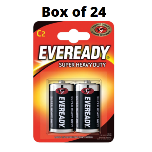 Eveready Eveready C Size Zinc Batteries 1 Box (24 x 2 pack)