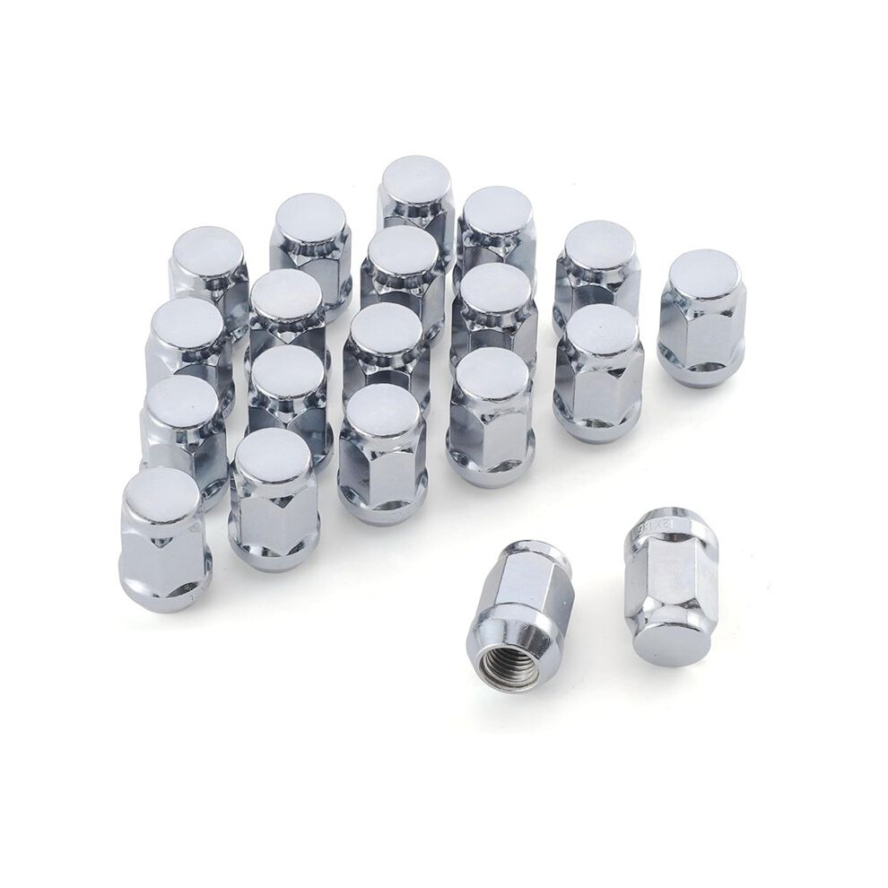 M14x1.5 Wheel Lug Nuts, One-Piece Design Bulge Acornchrome Lug Nuts 4711244691508