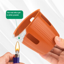 Car Rear Water Cup Silicone Pad for Leading Ideal LiXiang L7 2022 2023 Interior Modification Accessories(Orange)