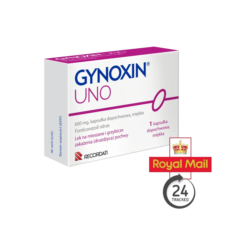 Recordati Gynoxin Uno 600Mg 1 Vaginal Globules Capsule Vaginosis Infections