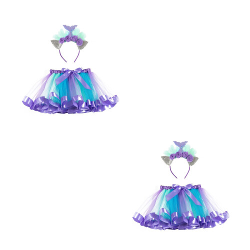 2Sets Weihnachts Tutu Rock Set Für , Farben, 2