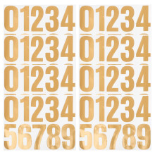 Wetterfeste Goldene Sticker Für Und Paket