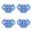 4Stk - Baby Silikon Himmelblau 7