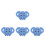 4Stk - Baby Silikon Himmelblau 4