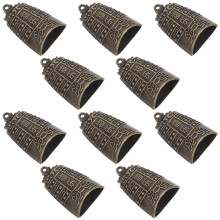 30Pcs Small Metal Bell Pendants Vintage Wind Chime Replacement Parts