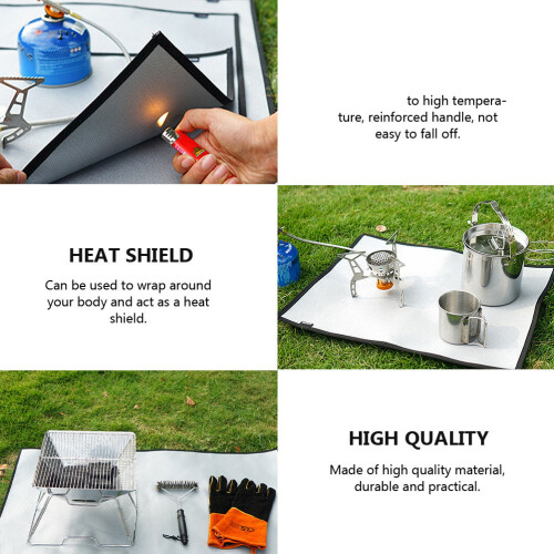 Robuste Feuerhemmende Campingmatte Für Picknick Und Bbq 2