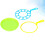 6Stk Blowing Bubble Spielzeug Set Blau Bubble Tools Kunststoff Robust 10