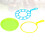 6Stk Blowing Bubble Spielzeug Set Blau Bubble Tools Kunststoff Robust 8