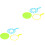 6Stk Blowing Bubble Spielzeug Set Blau Bubble Tools Kunststoff Robust 3