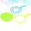 6Stk Blowing Bubble Spielzeug Set Blau Bubble Tools Kunststoff Robust 9