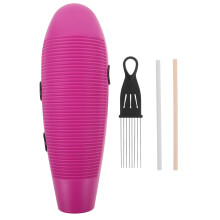 1Set Anfänger Guiro Trommel Mit Schaber Violett Für Latein Band