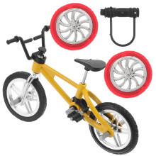 4Sets Gelbes Mountainbike Spielzeug Aus Metall Für Sammler