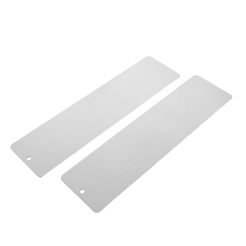 2Pièces Accessoire Ski Grattoir Cire Argent En Acier Inoxydable