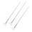 6Pièces Pinceaux Facial Ventailleur Longue 1